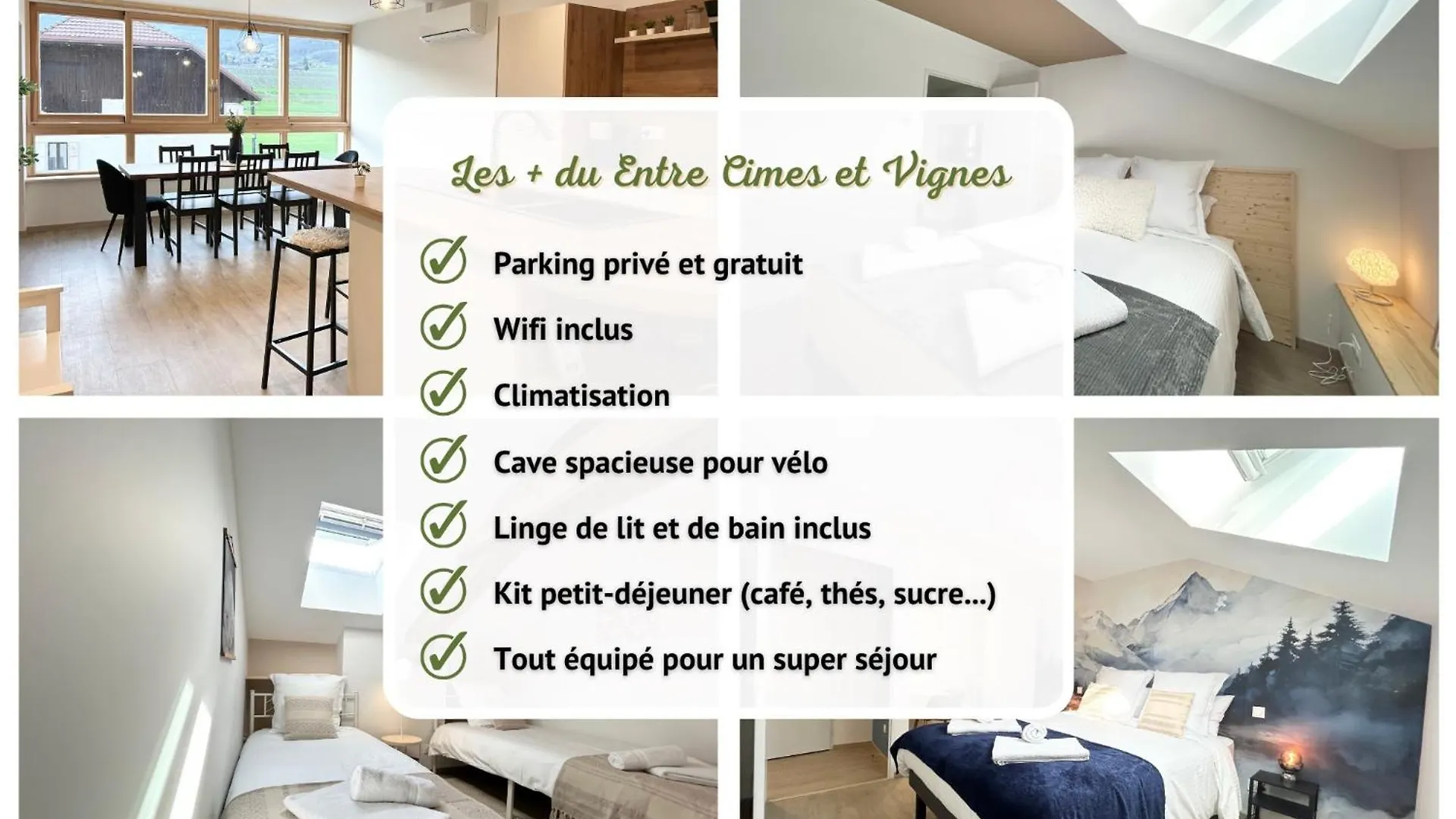 Apartmán Entre Cimes Et Vignes - Clim Wifi Parking - Clg Savoie Saint-Pierre-dʼAlbigny